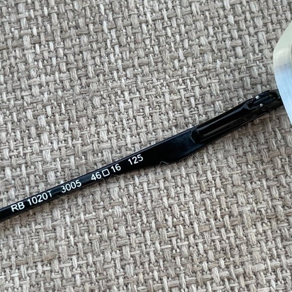 Ray-Ban Titanium Young Boy Eyeglasses Frame Black RB102046[]16 125 Glasses - Picture 12 of 12